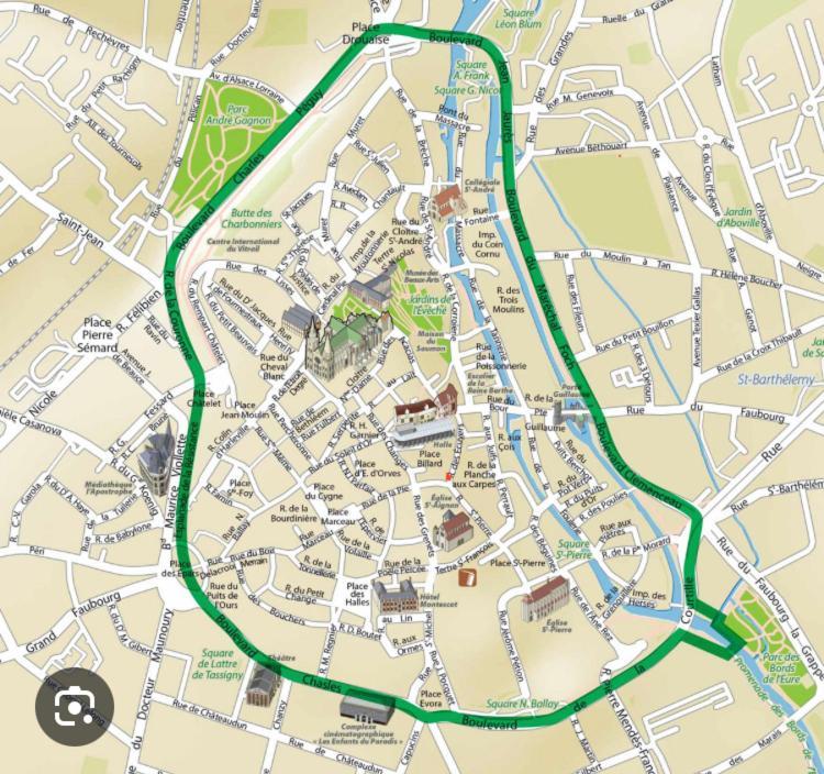 L Ecuyer Appartement Au Coeur Du Quartier Historique Chartres Exteriér fotografie